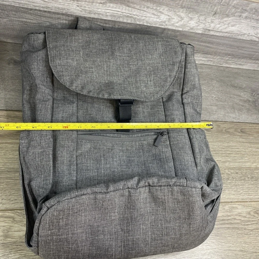 Made By Design Adult Unisex Draw Top Pockets Flat Backpack 17